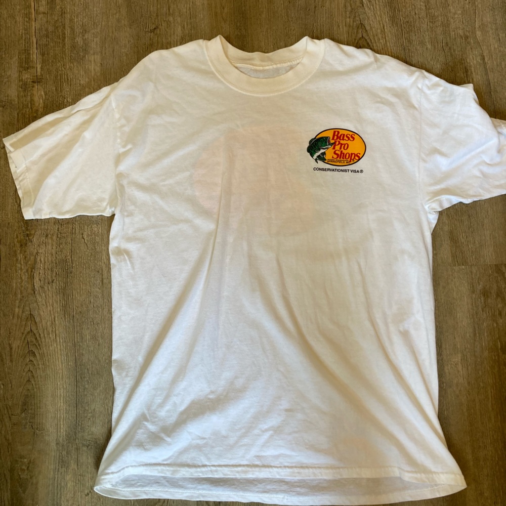 new white bass pro shirt